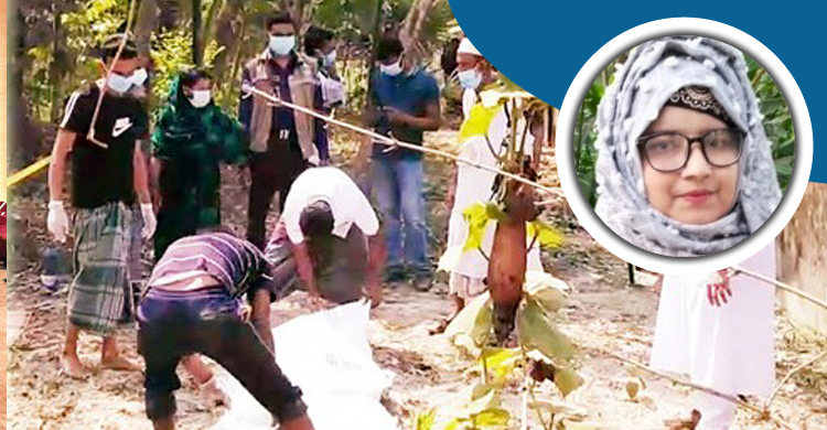 আড়াই মাস পর কবর থেকে তোলা হলো গৃহবধূর লাশ