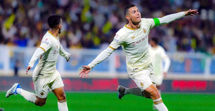 আরও একটি হ্যাটট্রিক রোনালদোর, শীর্ষে আল নাসর