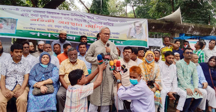 দেশের বন্যা পরিস্থিতির জন্য দায়ী সরকার: রিজভী