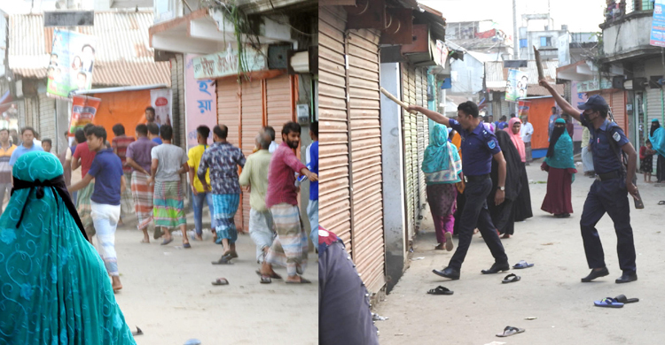 অবৈধ গ্যাস-সংযোগ বিচ্ছিন্ন করতে গিয়ে হামলার মুখে