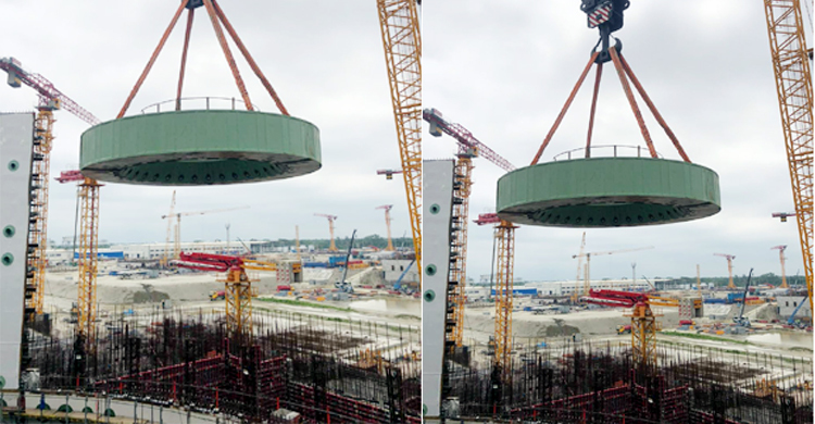 ‘সাপোর্ট ট্রাস’ স্থাপন, মাইলফলকে রূপপুর পারমাণবিক বিদ্যুৎ প্রকল্প