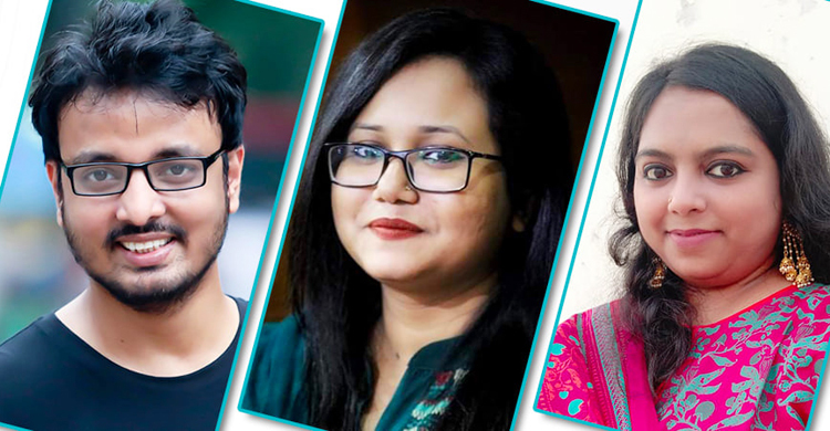 বাবাকে নিয়ে গল্প প্রতিযোগিতার বিচারক তারা তিনজন