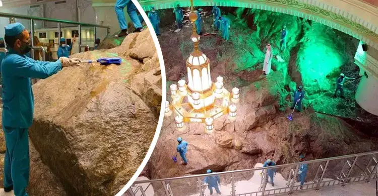 সাফা-মারওয়া পাহাড় যেভাবে পরিষ্কার করা হয়