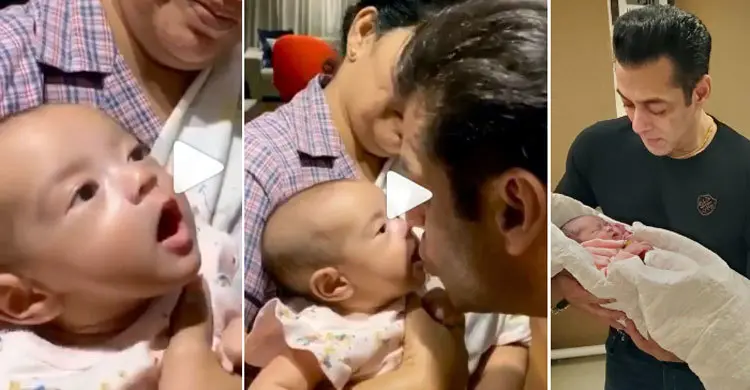 ভাগনির সঙ্গে সালমান খানের খুনসুটির ভিডিও ভাইরাল