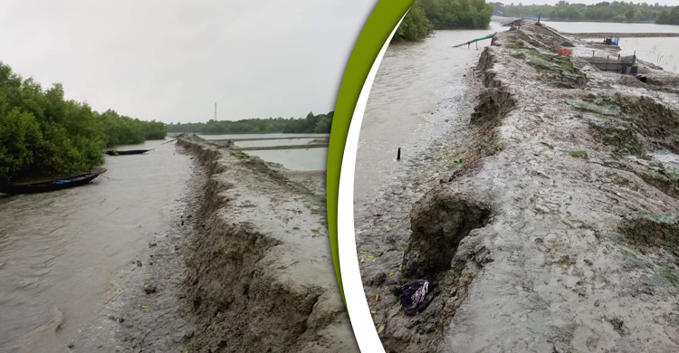 উপকূলীয় বেড়িবাঁধ তছনছ করে দেবে ঘূর্ণিঝড় আম্ফান!