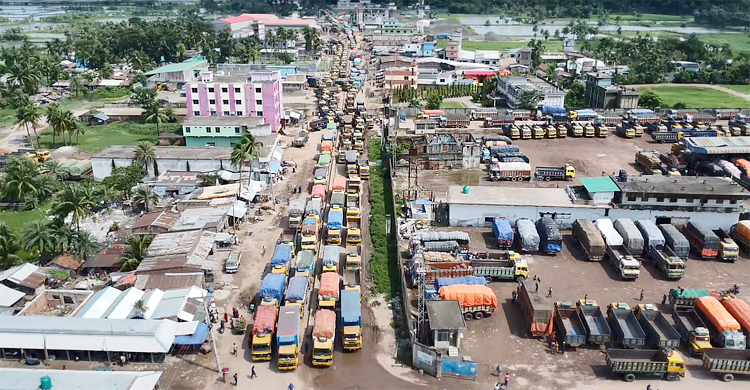 ভোমরা স্থলবন্দরে ৫ দিন আমদানি-রপ্তানি বন্ধ