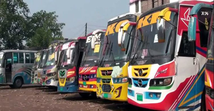 নতুন সড়ক আইন সংশোধনের দাবিতে সাতক্ষীরায়ও বাস বন্ধ