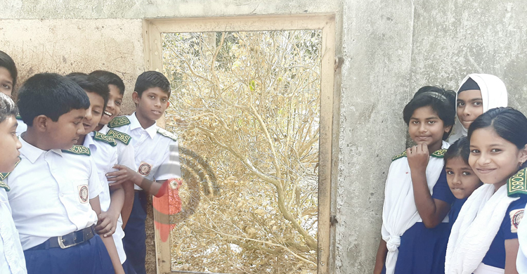 চাকরি না পেয়ে স্কুলের প্রবেশপথে কাঁটাতারের বেড়া