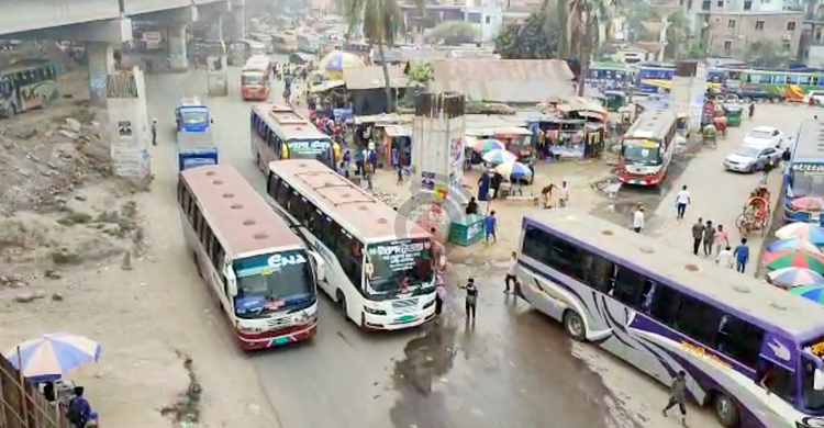 গাজীপুরের দুই মহাসড়কে যানবাহনের চাপ নেই