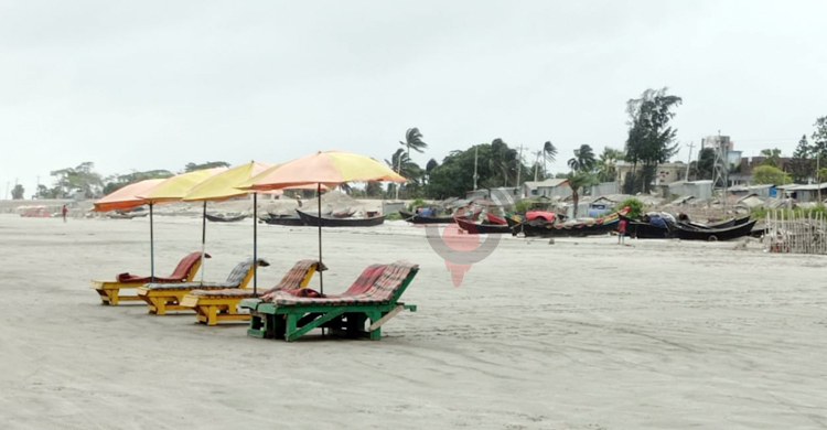 পহেলা বৈশাখে সুনসান কুয়াকাটা