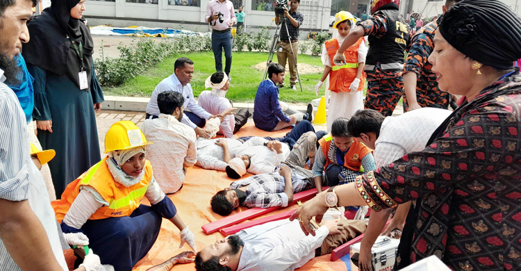 ধোঁয়ায় ছেয়ে গেলো সচিবালয়ে এক নম্বর ভবন, তারপর...