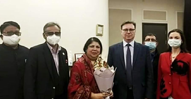 সেন্ট পিটার্সবার্গ পৌঁছেছেন স্পিকার