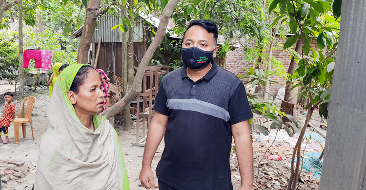 প্রতিবন্ধী মাসুদাকে ঘর করে দেয়ার আশ্বাস ইউএনওর