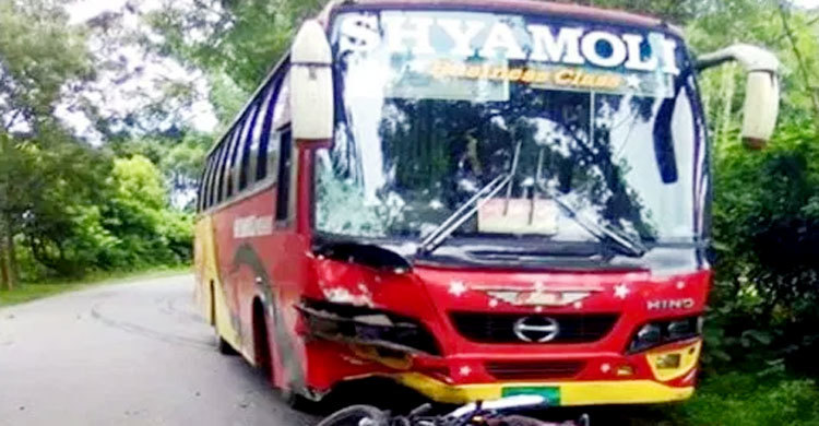 শ্যামলী বাসের ধাক্কায় দুই স্কুলছাত্রের মৃত্যু