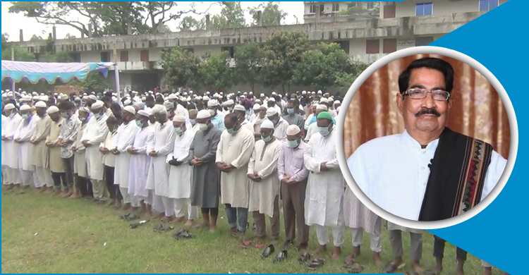 শাহজাহান সিরাজের জানাজায় মানুষের ঢল