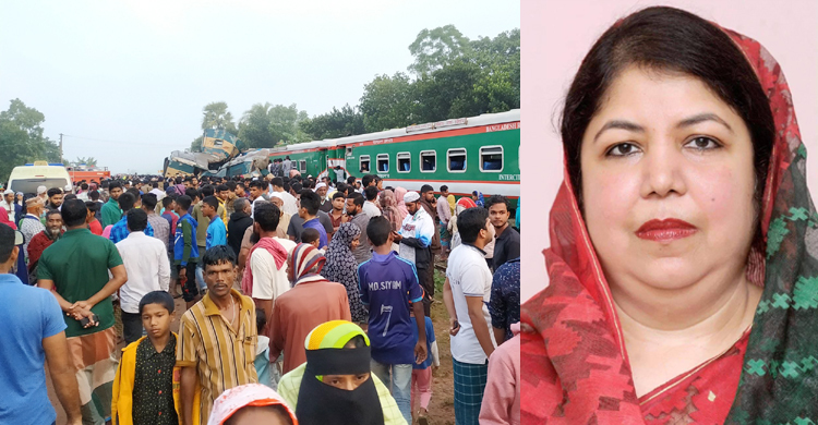 দুই ট্রেনের সংঘর্ষে হতাহতের ঘটনায় স্পিকারের শোক