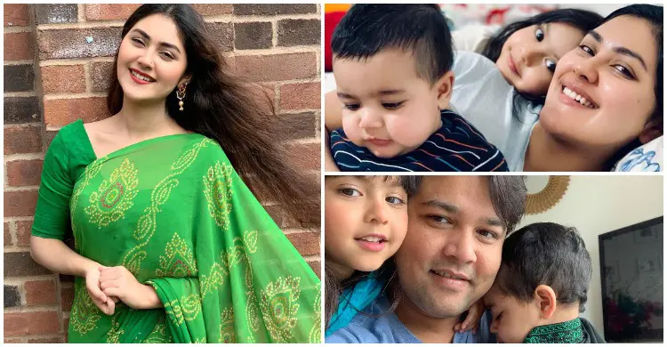 স্বামী-সন্তানসহ দেশে ফিরলেন ‘মেহেরজান’র নায়িকা শায়না