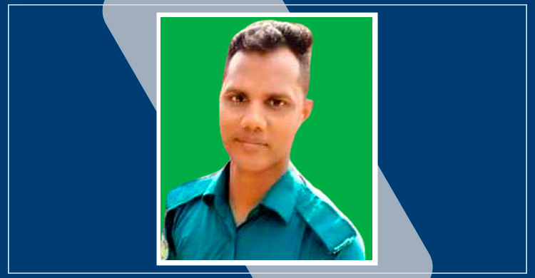 বাড়ি এসে সড়কে প্রাণ গেল পুলিশ সদস্যের