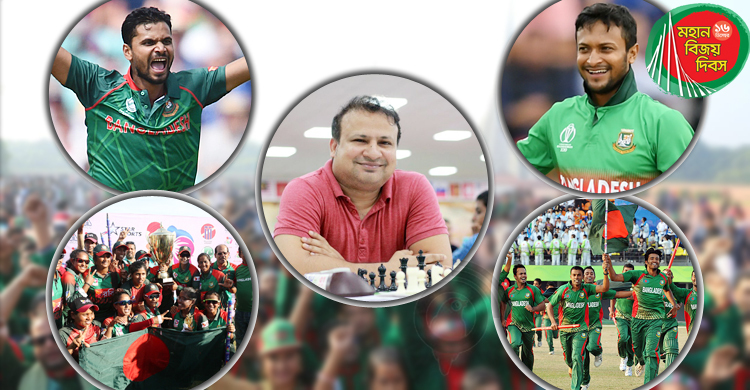 ৫০ বছরের শ্রেষ্ঠ ক্রীড়াবিদ নিয়াজ মোর্শেদ, তার পেছনে সাকিব-মাশরাফি