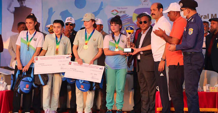 বঙ্গবন্ধু ওমেনস আন্তর্জাতিক বিচ ভলিবলে চ্যাম্পিয়ন শ্রীলঙ্কা