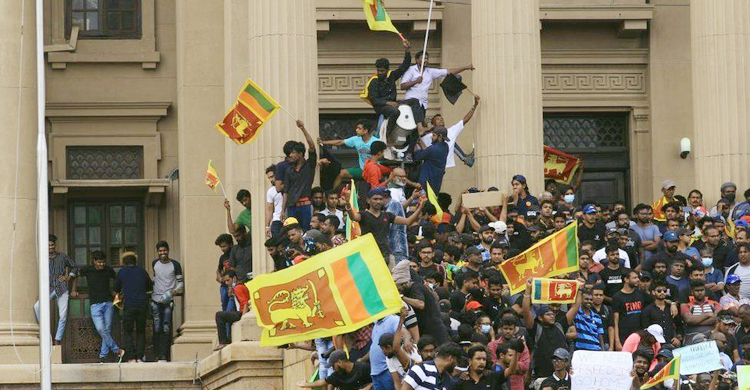 শ্রীলঙ্কার প্রেসিডেন্ট পদত্যাগ করছেন: প্রধানমন্ত্রীর কার্যালয়