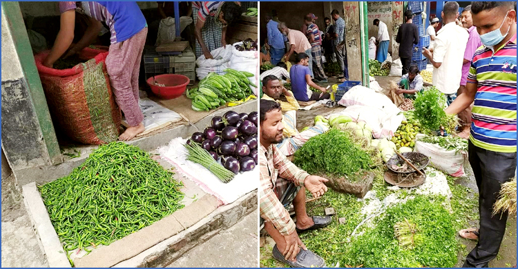 রংপুরে বেড়েছে সবজি-কাঁচামরিচের দাম