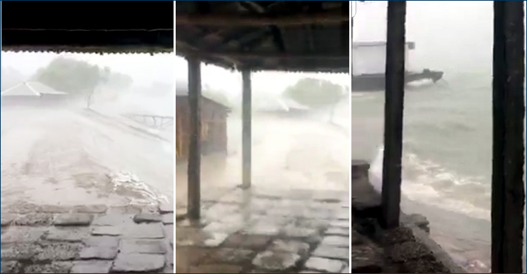 সাতক্ষীরায় ঝড় তুলল ঘূর্ণিঝড় আম্ফান