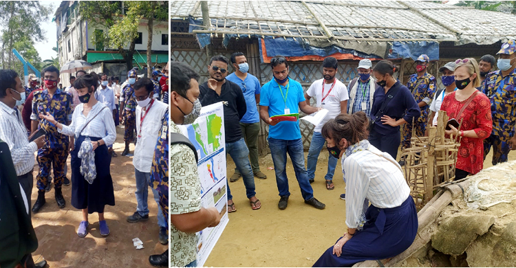 রোহিঙ্গা ক্যাম্প পরিদর্শন করলেন সুইডেনের রাষ্ট্রদূত