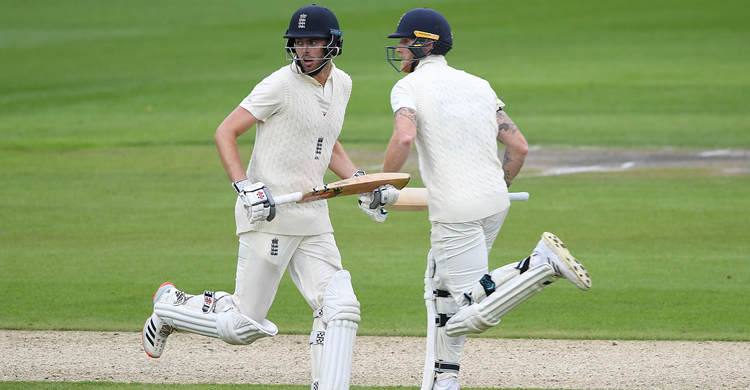 স্টোকস-সিবলির ব্যাটে ইংল্যান্ডের মোক্ষম জবাব