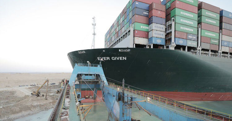 Stranded Suez container ship reported freed