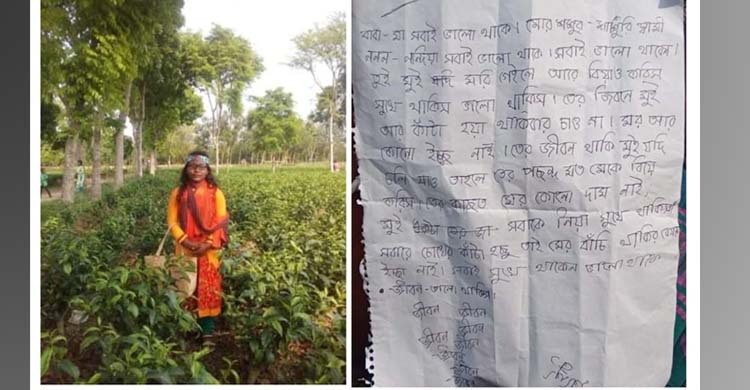 চিরকুট লিখে গৃহবধূর আত্মহত্যা