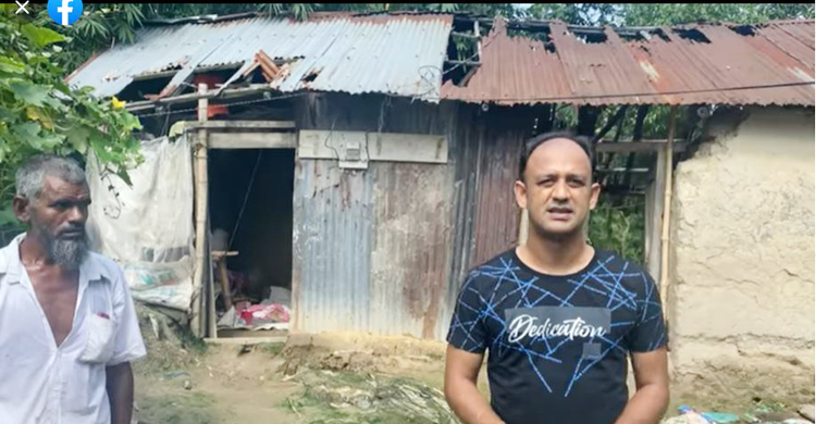 কোরবানির একটি গরুর টাকায় রিকশাচালকের ঘর মেরামত করবেন সুমন