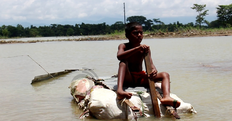 সুনামগঞ্জে বাসভাসিদের ঘরে নেই ঈদ আনন্দ