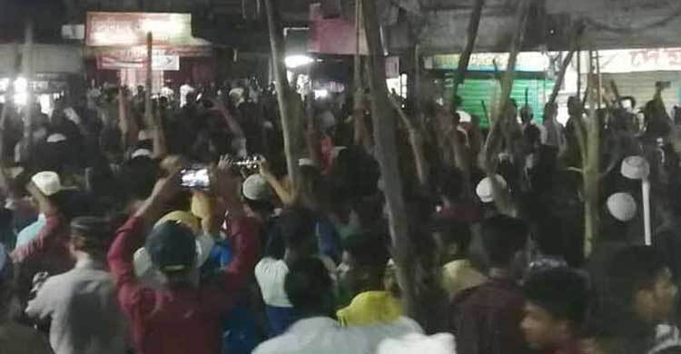 থানায় হামলা ও ভাঙচুরের ঘটনায় ৯ হেফাজত নেতার দুদিনের রিমান্ড