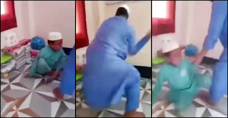শিশুদের মারধরের ভিডিও ভাইরাল, মাদরাসা শিক্ষককে অব্যাহতি