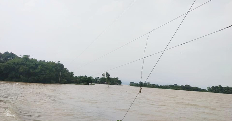 বন্যায় সুনামগঞ্জের যেসব এলাকা বিদ্যুৎবিচ্ছিন্ন