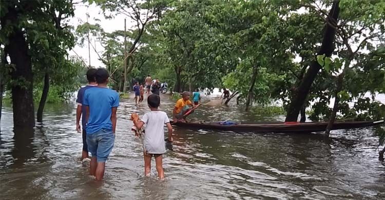 বন্যায় সুনামগঞ্জের সঙ্গে সারাদেশের যোগাযোগ বিচ্ছিন্ন