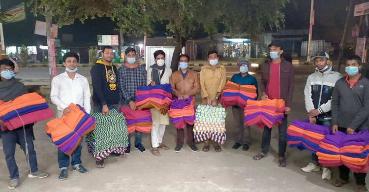 শীতার্তদের পাশে শাবি ছাত্র অধিকার পরিষদ