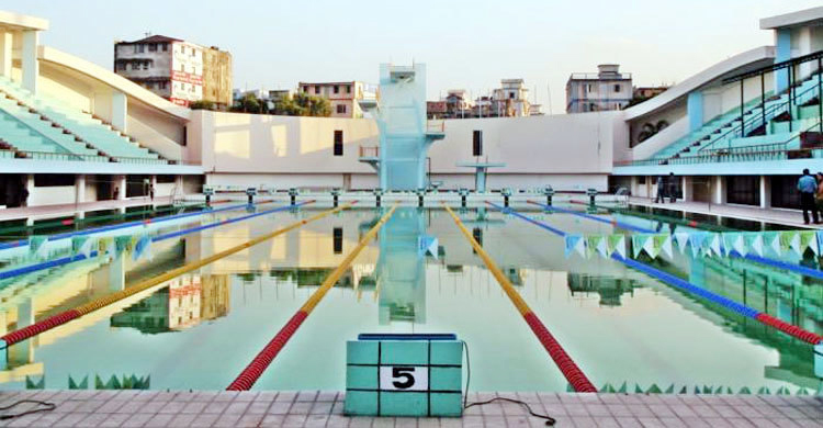 নতুন রূপে সেজেছে মিরপুর সুইমিং কমপ্লেক্স