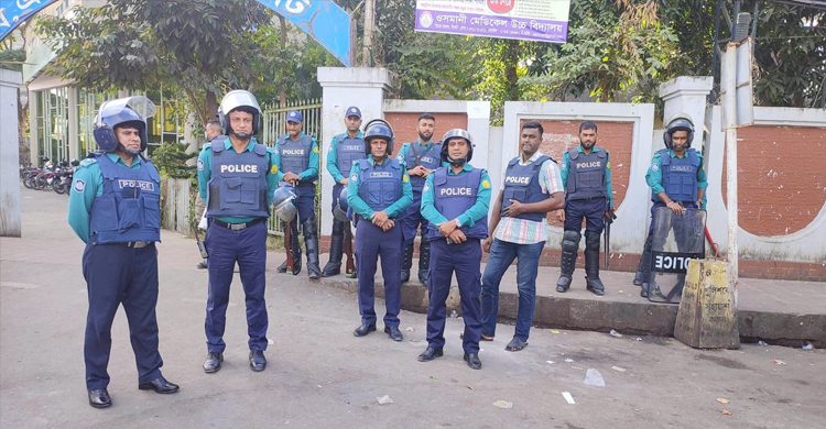 ঢাকায় সংঘর্ষের পর সিলেটে নিরাপত্তা জোরদার