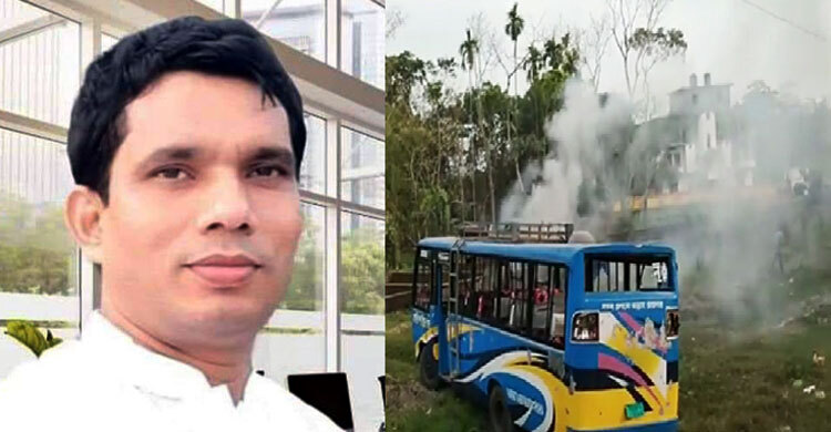 সিলেটে বাসচাপায় প্রবাসীর মৃত্যু, ৫ বাস ভাঙচুর-অগ্নিসংযোগ