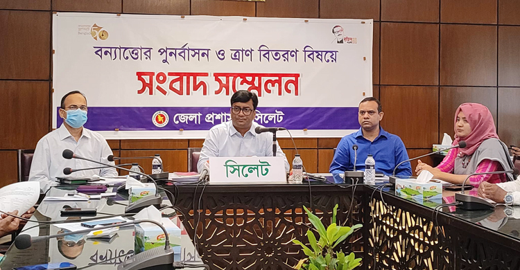 সিলেটে ঘরবাড়ি মেরামতে ৫ কোটি টাকা দিয়েছেন প্রধানমন্ত্রী