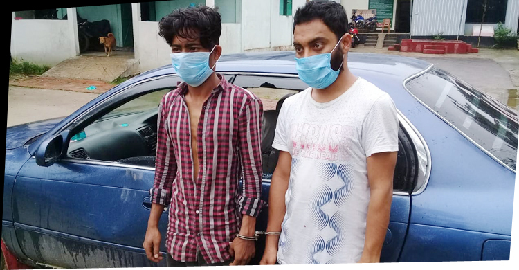 প্রাইভেটকার চুরি করতে গিয়ে সাবেক ছাত্রলীগ নেতাসহ আটক ২
