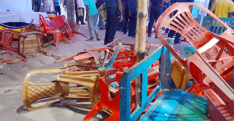 ঠাকুরগাঁওয়ে বিএনপির সভায় আওয়ামী লীগের হামলা