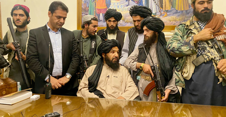 Taliban declares war is over as president and diplomats flee Kabul