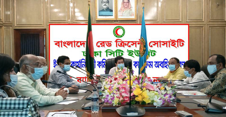 রেড ক্রিসেন্টকে সহযোগিতার আশ্বাস মেয়র তাপসের