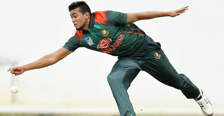 জোড়া ক্যাচ মিসের পর ফের তাসকিনের আঘাত