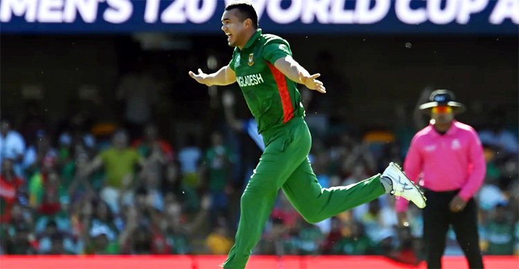 আবারও ম্যাচ সেরা তাসকিন আহমেদ