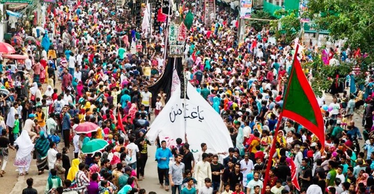 No Tazia marches on the occasion of holy Ashura