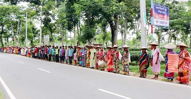 চা বাগানের ভেতর দিয়ে বাইপাস সড়ক প্রস্তাব বাতিল চান শ্রমিকরা